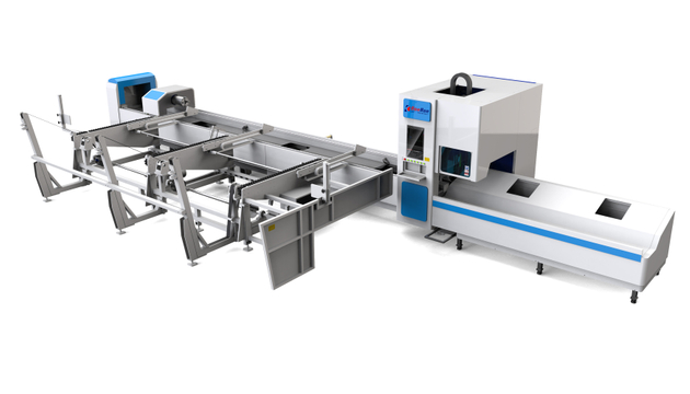 Automatic Loading And Unloading Professional Tube Laser Cutting Machine for Various Shapes Steel Pipes 