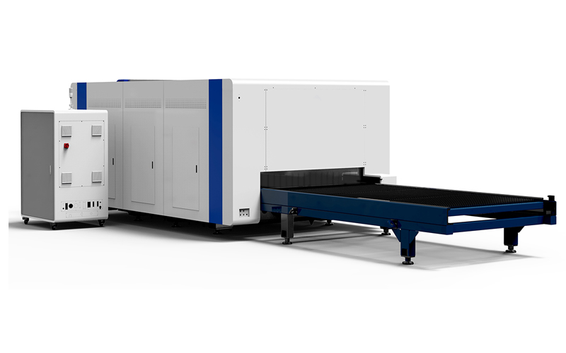 Dual Platform Full Protection Fiber Laser Cutting Machine 1