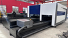 6KW Palate&Tube Enclosed Fiber Laser Cutting Machine with Exchange Working Table 