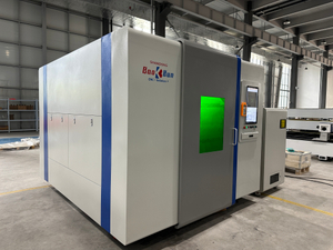 Baokun Model 1515 3kW Fully Enclosed Single-Platform Fiber Laser Cutting Machine with Side-Opening Doors | High-Precision Metal Sheet Cutting Equipment